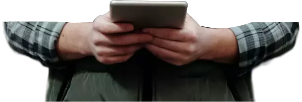 Usuario utilizando GEXTIONA en tablet